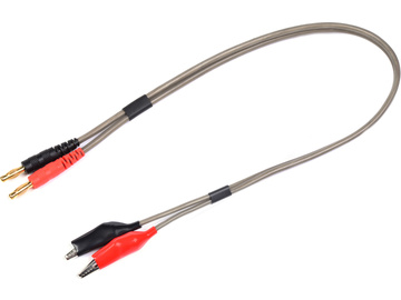 Nabíjecí kabel Pro - krokodýlky 14AWG 40cm / GF-1207-033