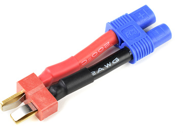 Power Adapter Lead Deans Device Connector - EC3 Battery Connector 12AWG / GF-1301-075