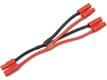 Kabel Y paralelní 3.5mm zlacený 14AWG 12cm / GF-1320-116