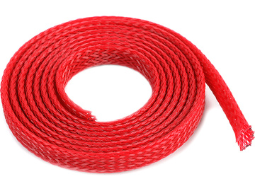 Ochranný kabelový oplet 6mm červený (1m) / GF-1476-012