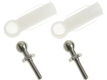 Nylon Ball Link M2 - M2 Short Ball (2) / GF-2140-003