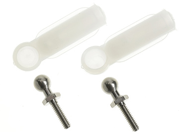 Nylon Ball Link M3 - M3 Short Ball (2) / GF-2140-004