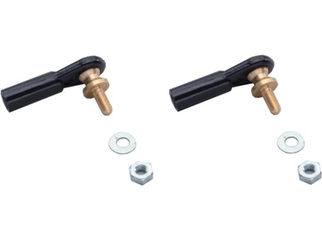 Nylon Ball Link M3 Large - M3 Short Ball (2) / GF-2144-001