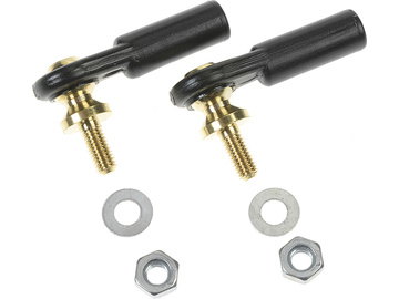 Nylon Ball Link M4 Large - M3 Short Ball (2) / GF-2147-001