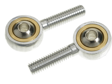 Kulový čep hliníkový vnější závit M4, otvor M3 / GF-2148-005