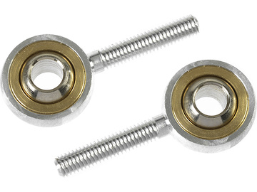 Kulový čep hliníkový vnější závit M3, otvor M4 / GF-2148-006