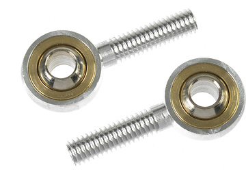 Kulový čep hliníkový vnější závit M4, otvor M4 / GF-2148-007