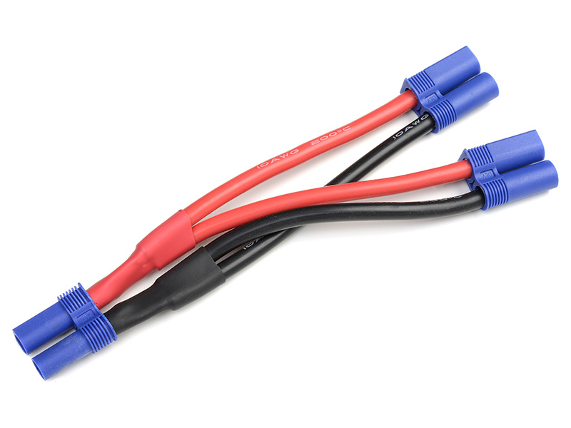 Kabel Y paralelní EC5 zlacený 14AWG 12cm