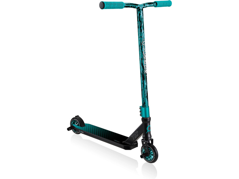 Globber - Kolobežka Freestyle Stunt GS 720 čierna / modrozelená GL-624-005-3