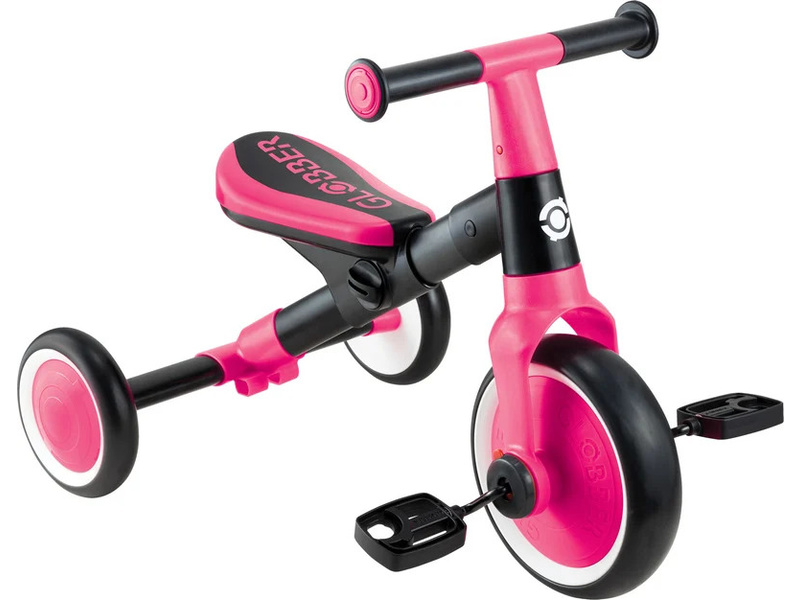 Globber - Trojkolka / odrážadlo Learning Trike Fuchsia pink GL-735-110
