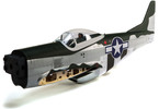 Hangar 9 trup s kabinou: P-51D Mustang 20cc