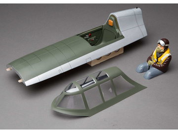 Hangar 9 kryt trupu horní: P-47D 20cc Hangar 9 kryt trupu horní: P-47D 20cc / HAN299007