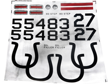 Hangar 9 samolepky: OV-10 Bronco 30cc / HAN467029