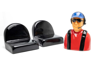 Hangar 9 vybavení kokpitu: J-3 Cub 10cc Hangar 9 vybavení kokpitu: J-3 Cub 10cc / HAN500528