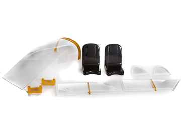 Hangar 9 zasklení kabiny, sedačky: Carbon Cub 2.3m Hangar 9 zasklení kabiny, sedačky: Carbon Cub 2.3m / HAN506511