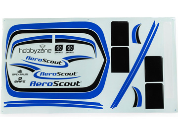 Hobbyzone samolepky modré: Aeroscout 1.1m Hobbyzone samolepky modré: Aeroscout 1.1m / HBZ-4027