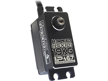 H-Speed servo HSX101 19kg.cm 0.073s/60° 25T H-Speed servo HSX101 19kg.cm 0.073s/60° 25T / HSP0043