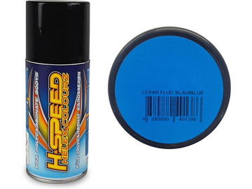 H-Speed barva ve spreji fluorescenční modrá 150ml H-Speed barva ve spreji fluorescenční modrá 150ml / HSPS013