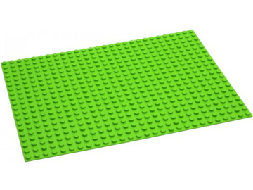 HUBELINO Podložka na stavění 28 x 20 bodů zelená / HUB420312