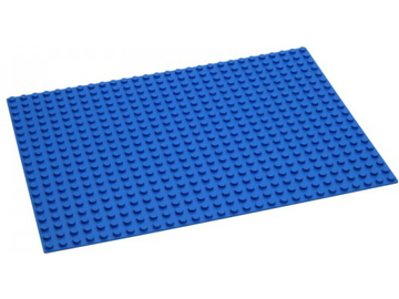 HUBELINO Podložka na stavění 28 x 20 bodů modrá / HUB420329