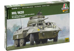 Italeri Wargames - tank M8 / M20 (1:56)