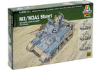 Italeri Wargames - M3/M3A1 Stuart (1:56)