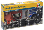 Italeri doplňky - TRUCK RUBBER TYRES (8x) (1:24)
