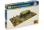Italeri diorama WWII bunkr s příslušenstvím (1:72)