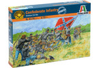 Italeri figurky - Konfederační pěchota (americká občanská válka) (1:72)