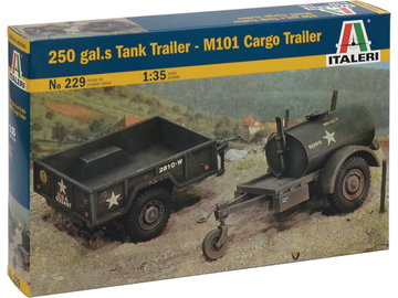 Italeri 250 GAL.S TANK TRAILER - M101 CARGO TRAILER (1:35) / IT-0229