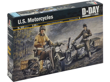 Italeri U.S. MOTORCYCLES WW2 (1:35) Italeri U.S. MOTORCYCLES WW2 (1:35) / IT-0322