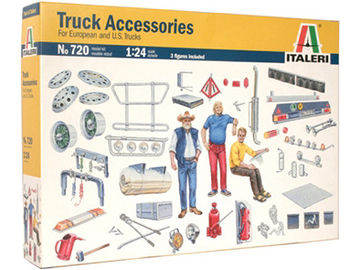 Italeri doplňky - přílušenství ke kamiónu (1:24) Italeri doplňky - přílušenství ke kamiónu (1:24) / IT-0720