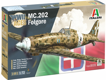 Italeri MC.202 Folgore Aces (1:72) Italeri MC.202 Folgore Aces (1:72) / IT-1481