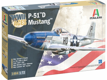 Italeri North American P-51D Mustang Aces (1:72) Italeri North American P-51D Mustang Aces (1:72) / IT-1484