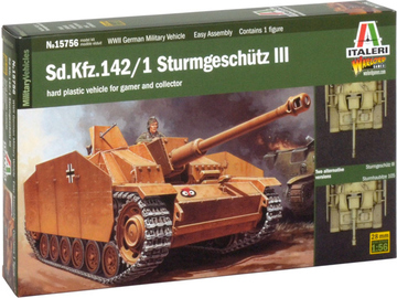 Italeri Wargames - Sd. Kfz. 142/1 Sturmgeschütz III (1:56) / IT-15756