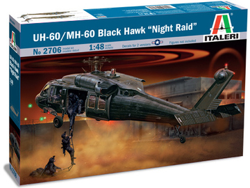 Italeri Sikorky UH-60/MH-60 "NIGHT RAID" (1:48) Italeri Sikorky UH-60/MH-60 "NIGHT RAID" (1:48) / IT-2706