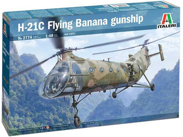 Italeri Piasecki H-21C Flying Banana GunShip (1:48) / IT-2774