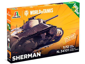 Italeri Easy Kit World of Tanks - Sherman (1:72) / IT-34101