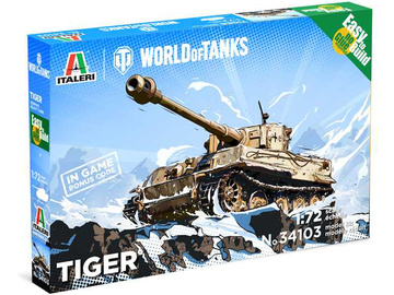 Italeri Easy to Build World of Tanks - Tiger (1:72) / IT-34103