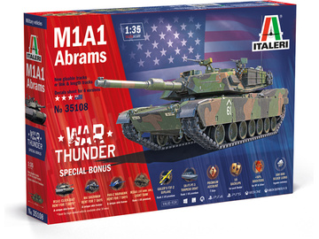 Italeri M1A1 Abrams (1:35) Italeri M1A1 Abrams (1:35) / IT-35108