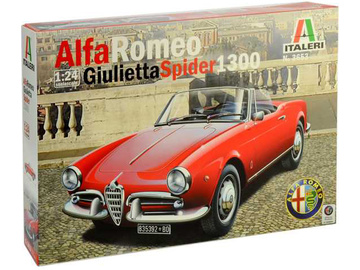 Italeri Alfa Romeo Giulietta Spider 1300 (1:24) Italeri Alfa Romeo Giulietta Spider 1300 (1:24) / IT-3653