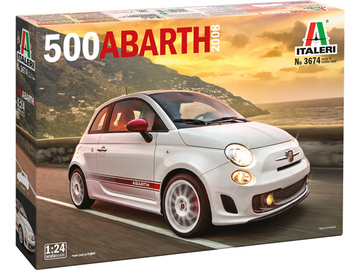 Italeri Fiat 500 Abarth (2008) (1:24) Italeri Fiat 500 Abarth (2008) (1:24) / IT-3674