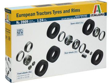 Italeri doplňky - EUROPEAN TYRES and RIMS (1:24) Italeri doplňky - EUROPEAN TYRES and RIMS (1:24) / IT-3909