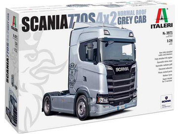 Italeri Scania S770 4x2 Normal Roof Grey Cab (1:24) Italeri Scania S770 4x2 Normal Roof Grey Cab (1:24) / IT-3971