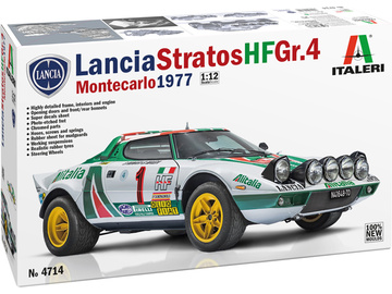 Italeri Lancia stratos HF Gr.4 (1:12) Italeri Lancia stratos HF Gr.4 (1:12) / IT-4714