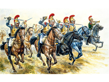 Italeri figurky - FRENCH HEAVY CAVALRY (NAP. WARS) (1:72) / IT-6003