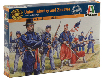 Italeri figurky - UNION INFANTRY / ZUAVES (AMERICAN CIVIL WAR) (1:72) / IT-6012