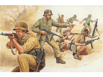 Italeri figurky - WWII - GERMAN AFRIKA CORPS (1:72) / IT-6076