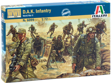 Italeri figurky - WWII - D.A.K. INFANTRY (1:72) / IT-6099