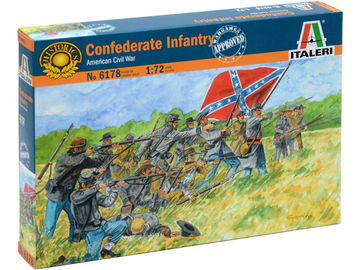 Italeri figurky - Konfederační pěchota (americká občanská válka) (1:72) / IT-6178